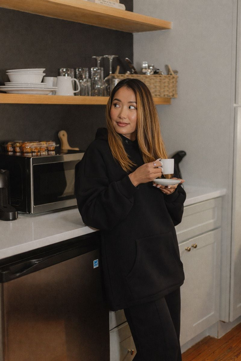 Stoln Hours Oversized Knitted Hoodie